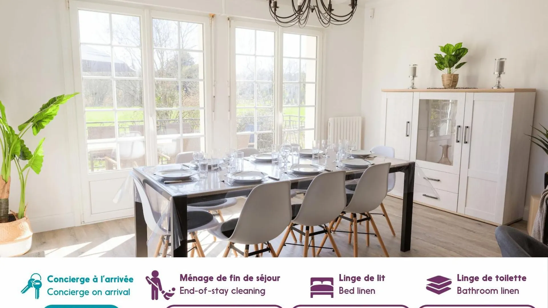 Jolie Maison Pour 10 Personnes Avec Jardin Plobannalec-Lesconil